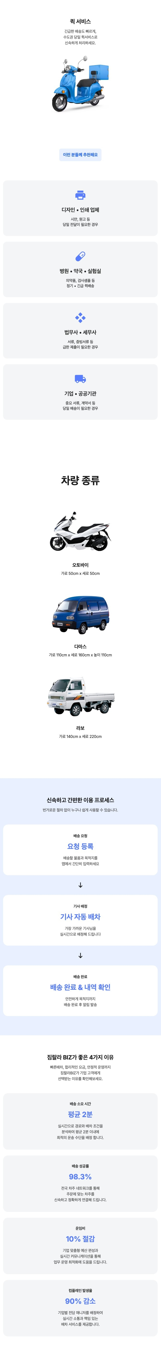 [서울/경기/인천]짐랄라비즈 퀵서비스